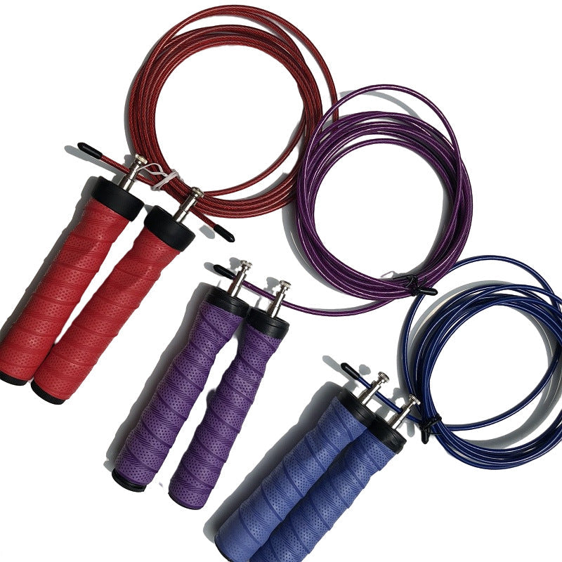 Jump Rope with Non-Slip Grips and Adjustable Cord
