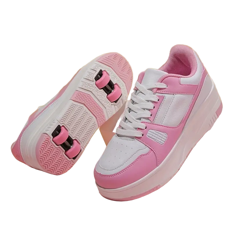 Kids' 2-in-1 Roller Skate Shoes with Removable Wheels