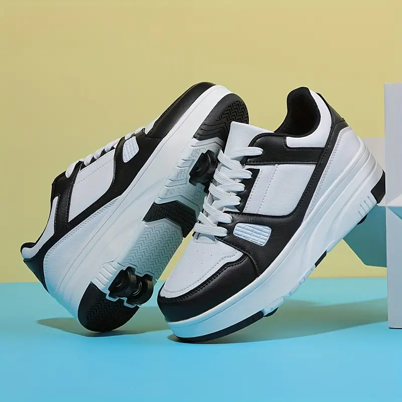 Kids' 2-in-1 Roller Skate Shoes with Removable Wheels