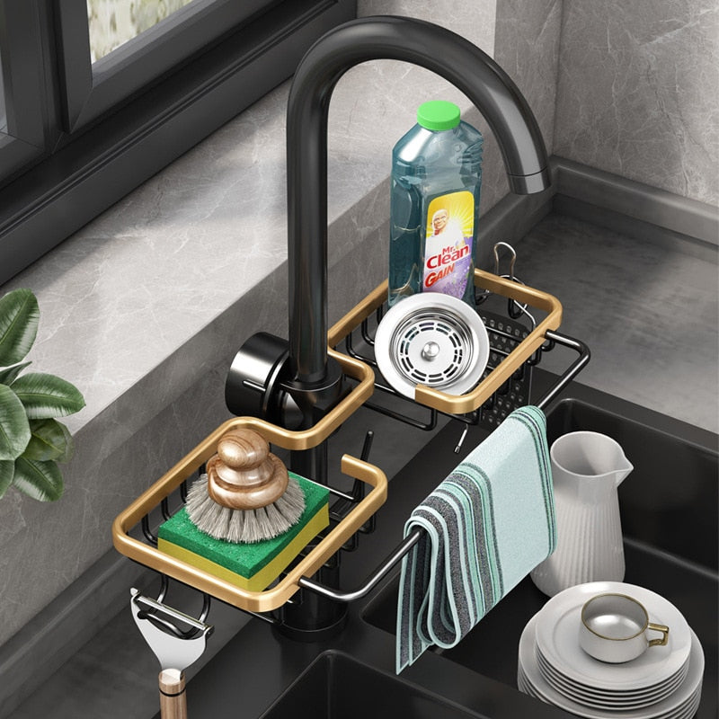 Kitchen Sink Organizer – Convenient Accessory Storage Rack