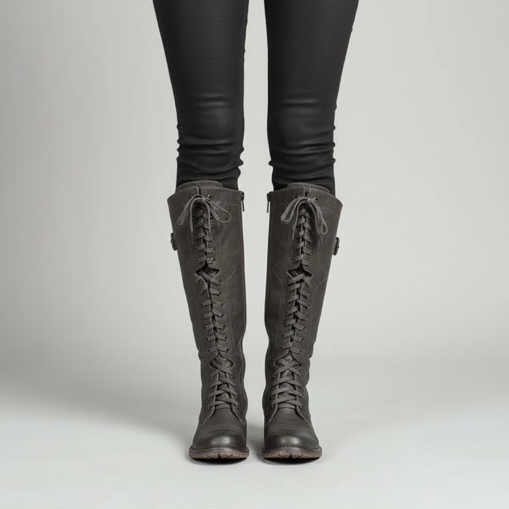Lace-Up Boots