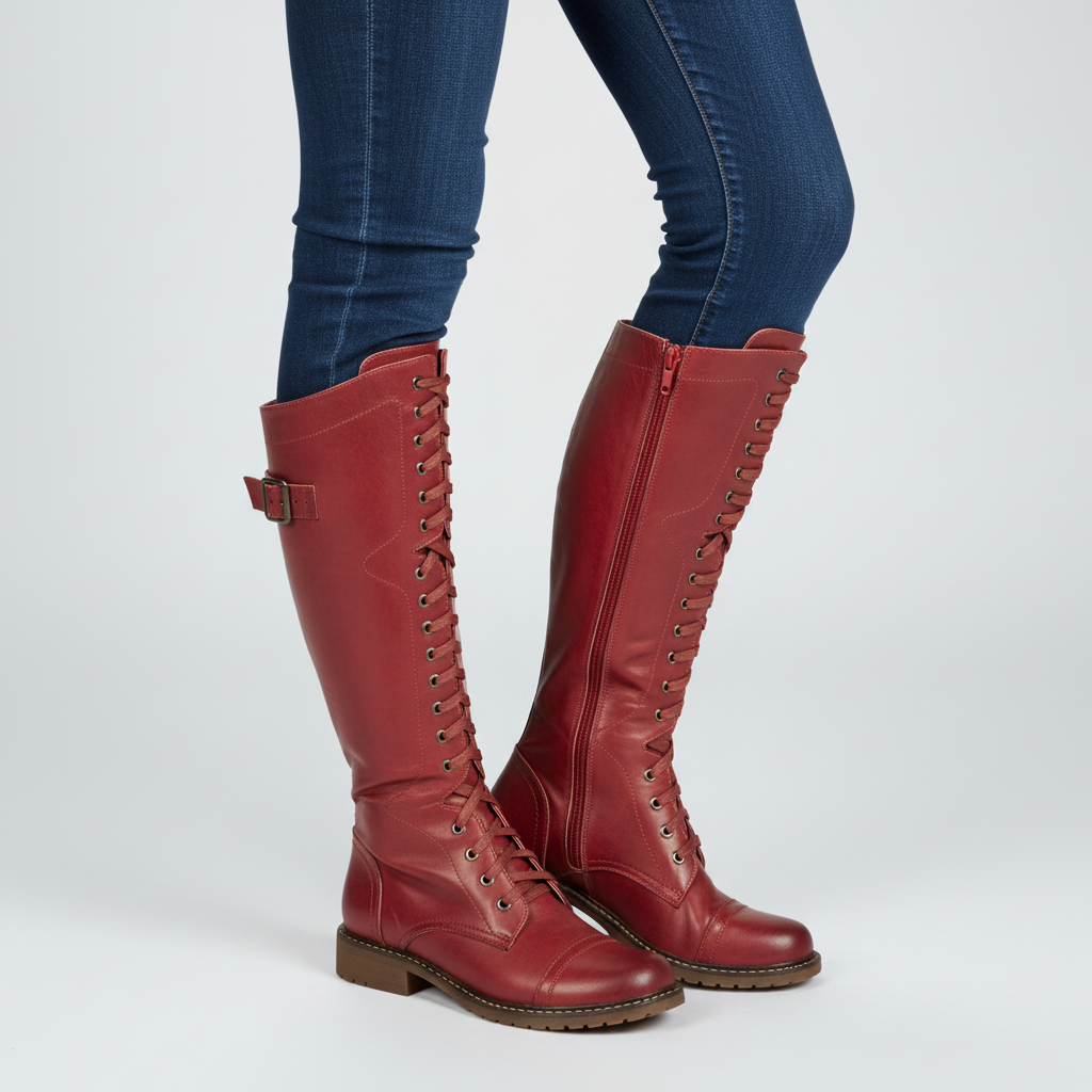 Lace-Up Boots