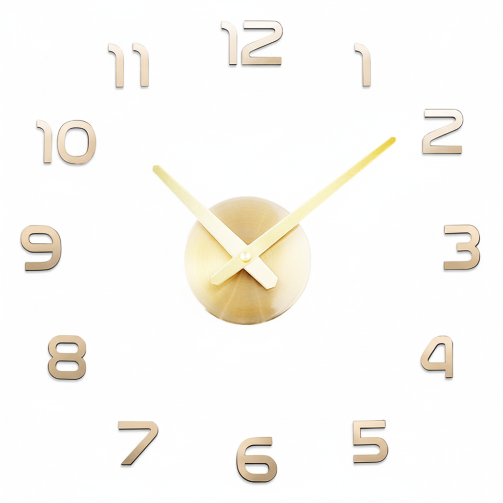 Large Acrylic 3D Wall Clock