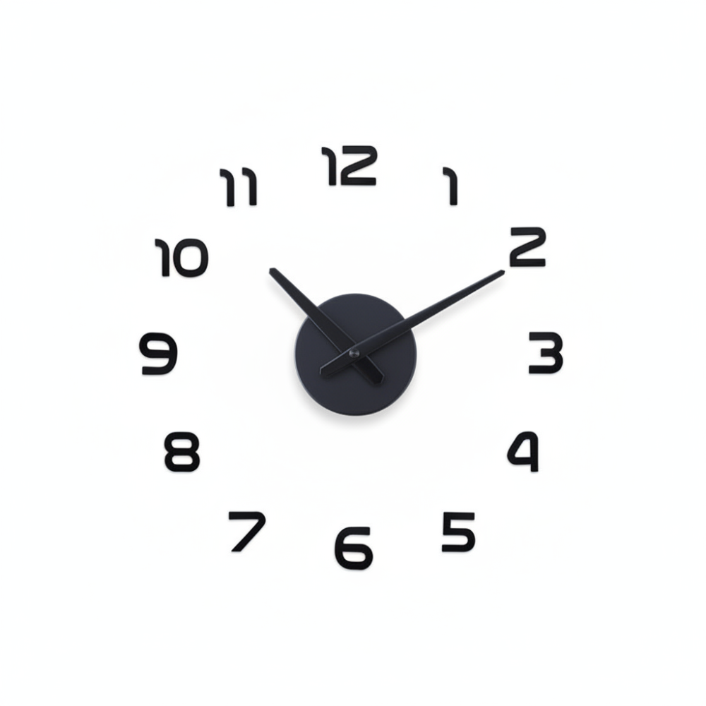 Large Acrylic 3D Wall Clock