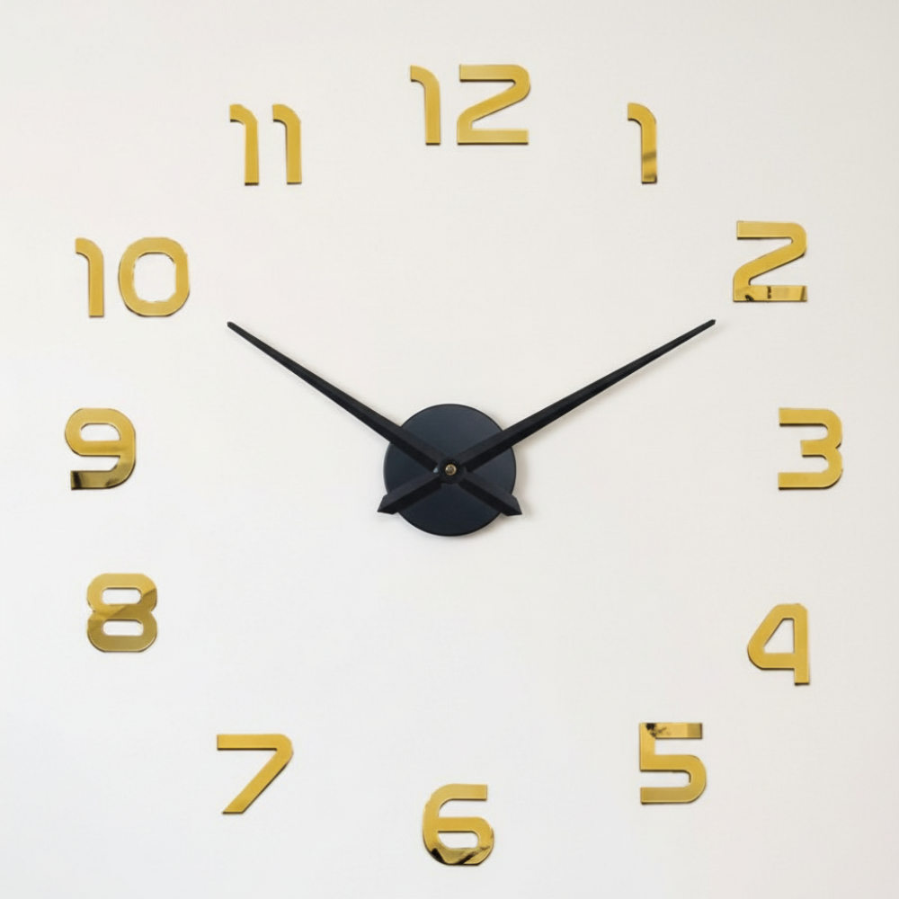 Large Acrylic 3D Wall Clock