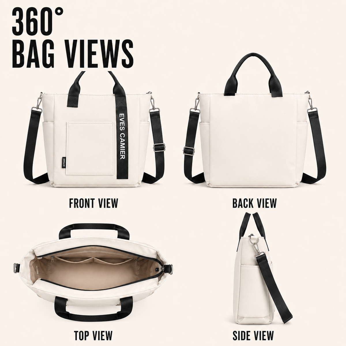 Large-Capacity Casual Tote Bag