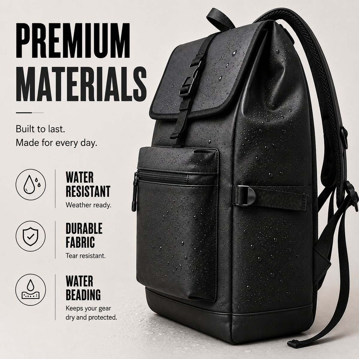 Large-Capacity Commuter Backpack