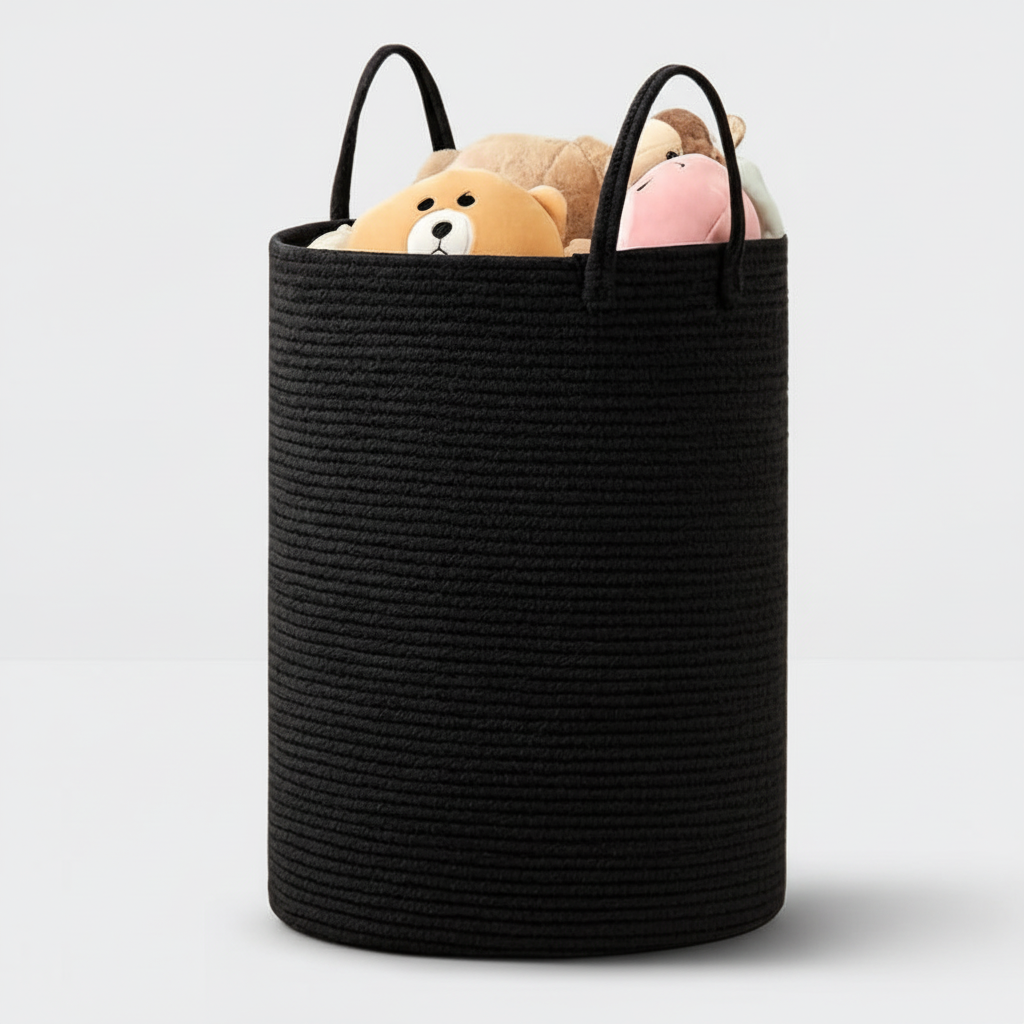 Large-Capacity Cotton Rope Basket