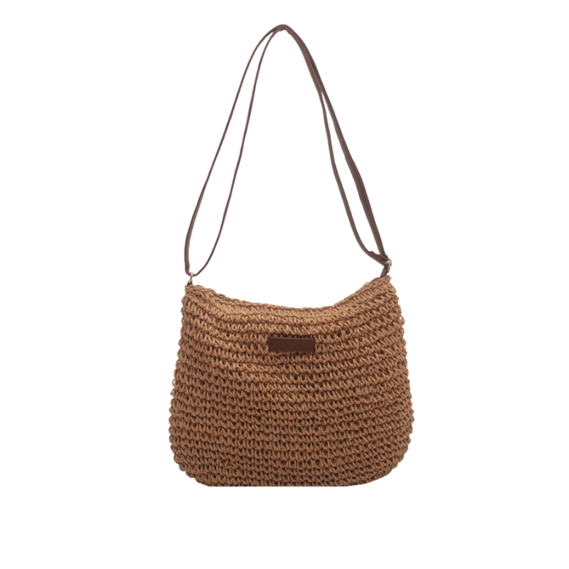 Large-Capacity Crossbody Bag with Adjustable Strap