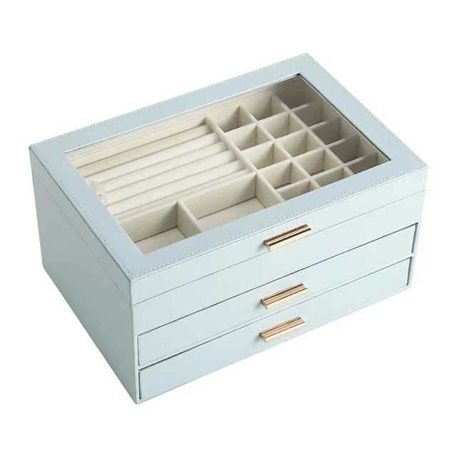 Large Luxury Jewelry Box Organizer