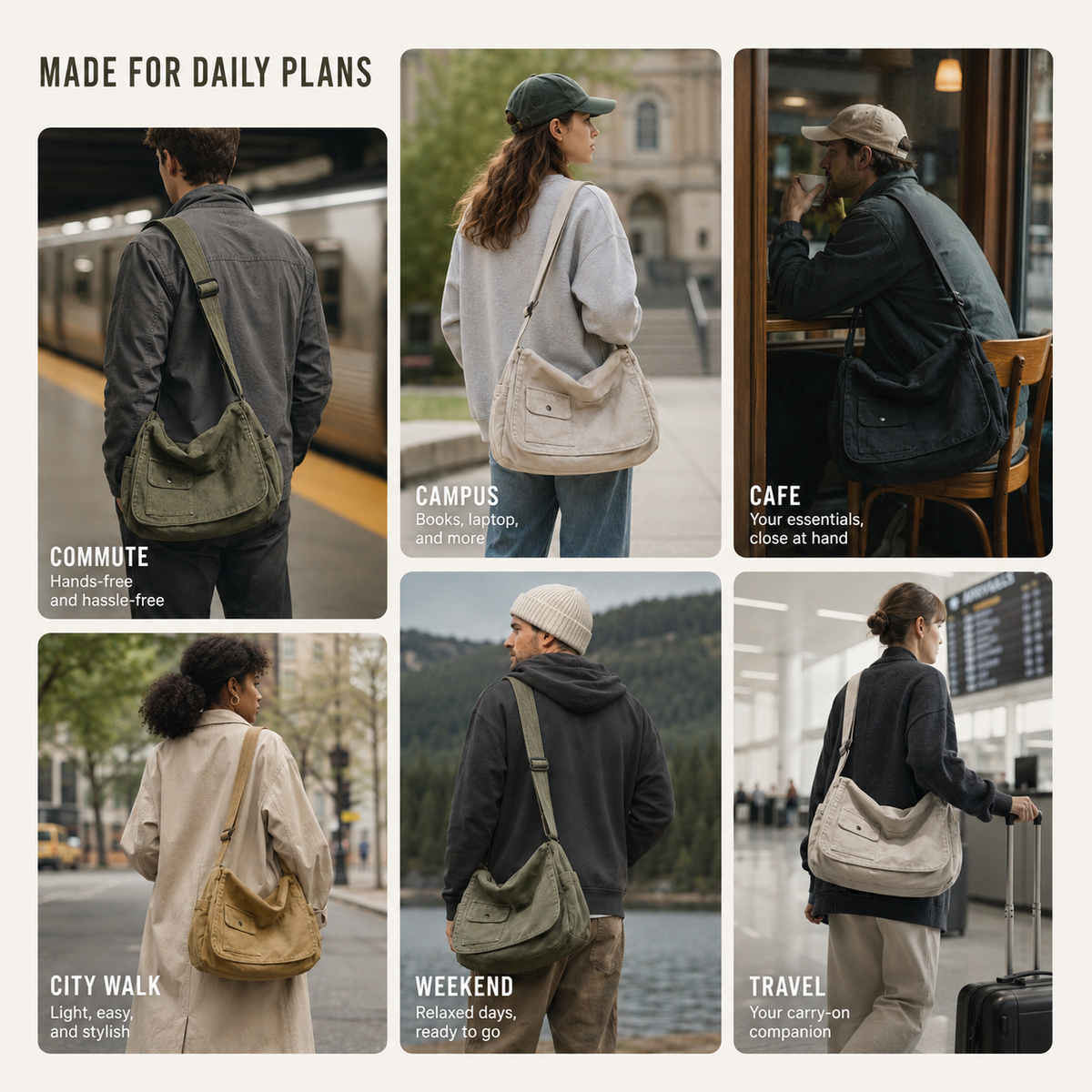 Large Messenger Bag