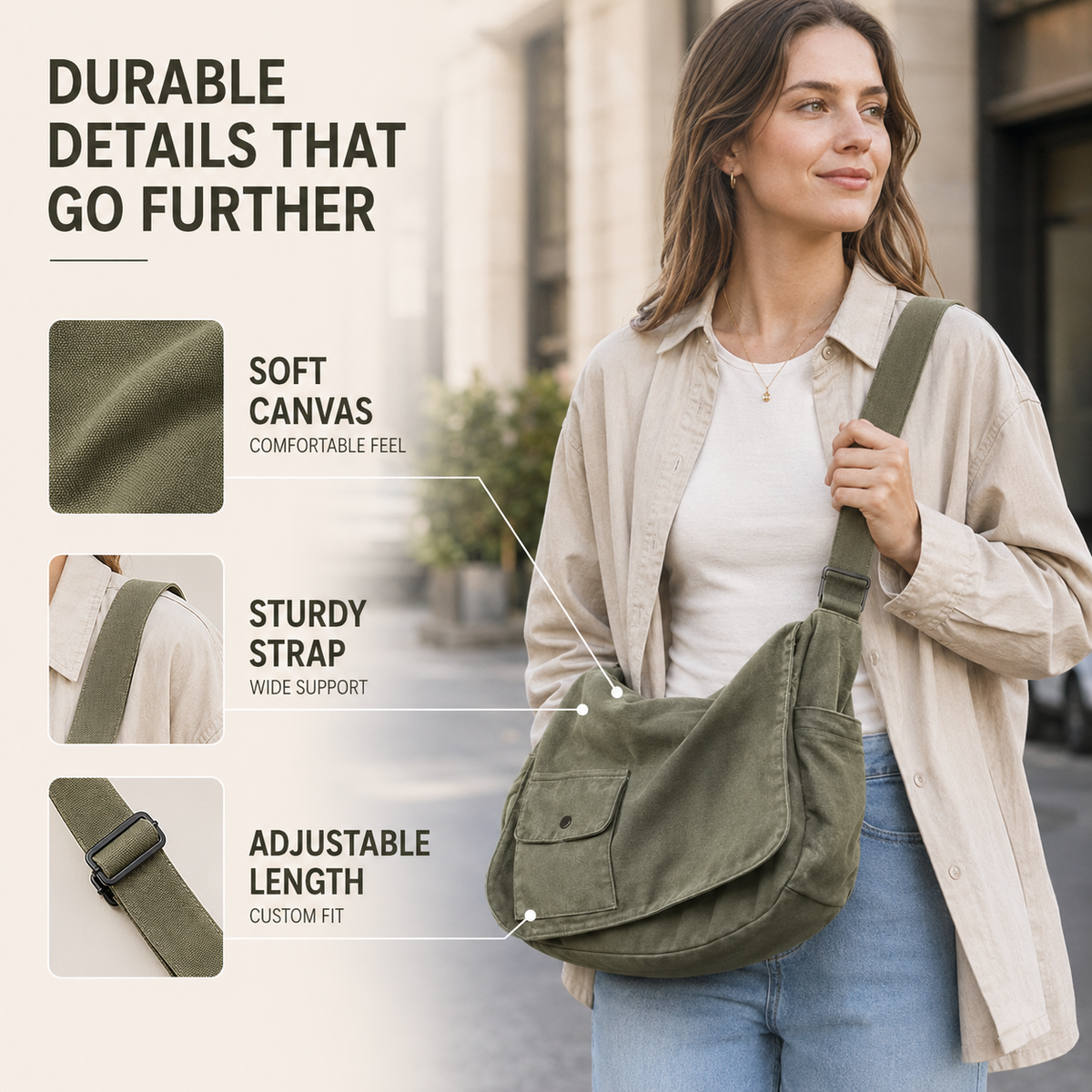 Large Messenger Bag