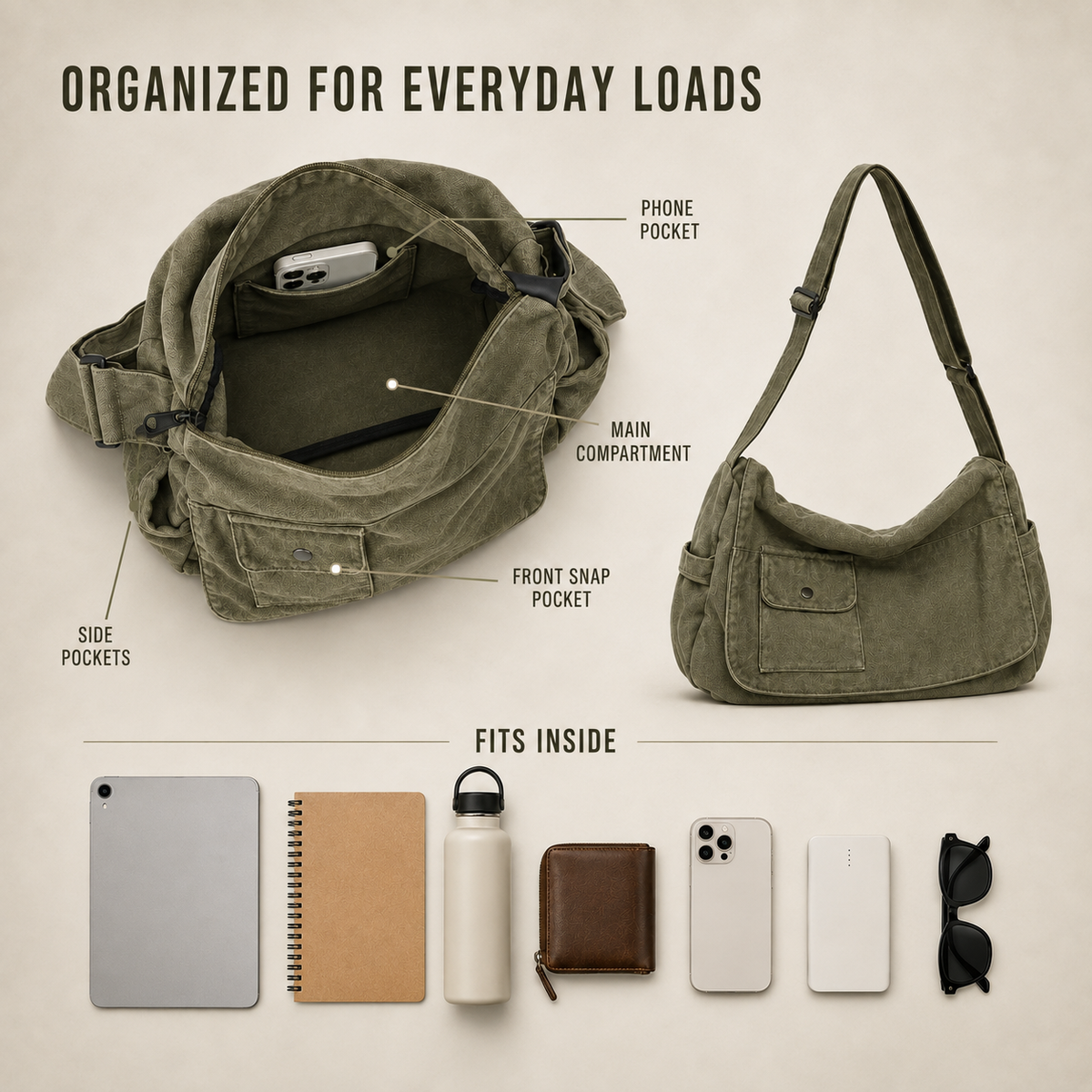 Large Messenger Bag