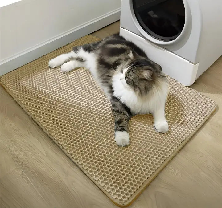 Large Non-Slip Cat Litter Mat