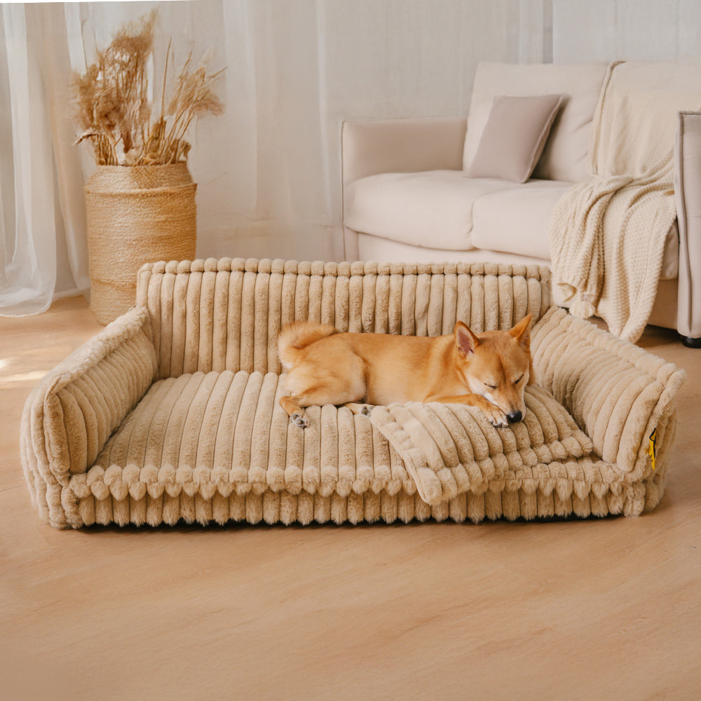 Large Orthopedic Dog Bed | Fluffy & Washable
