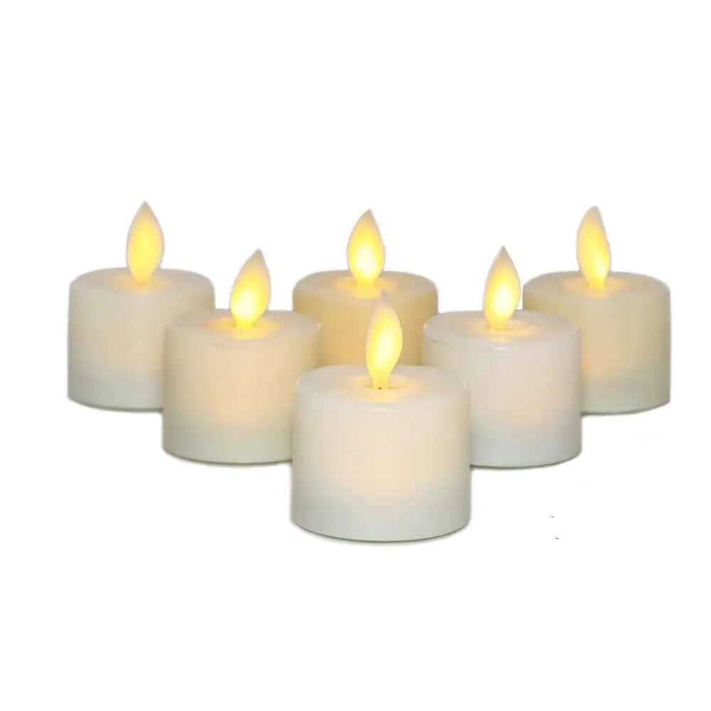 LED Candle Set with Moving Wick
