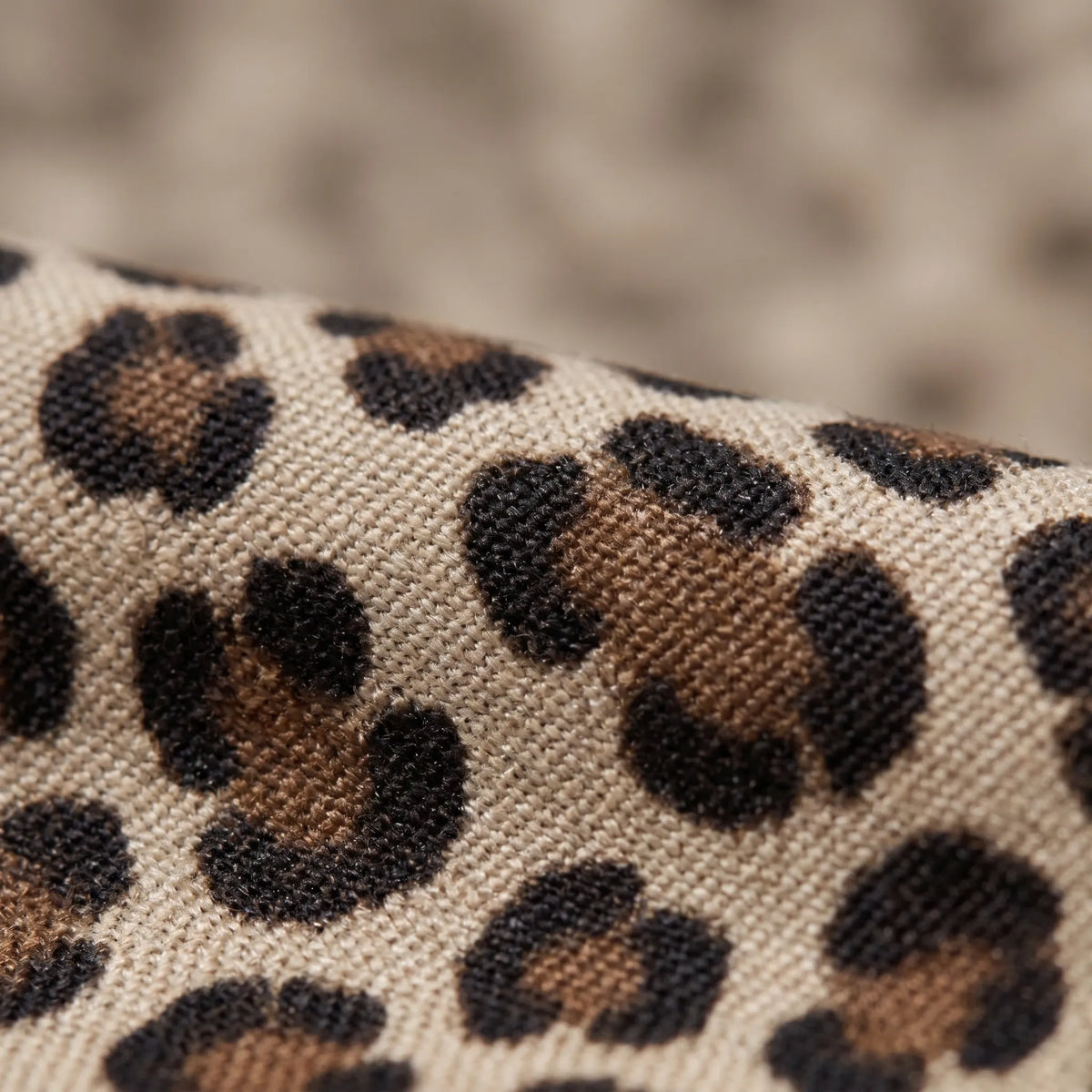Leopard Print Wide-Leg Pants