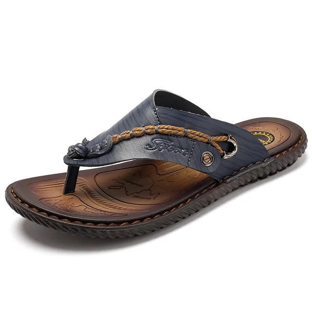 Levi – Stylish Men's Leather Slides