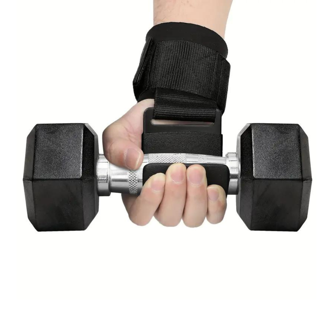 Lifting Hooks with Adjustable Wrist Straps