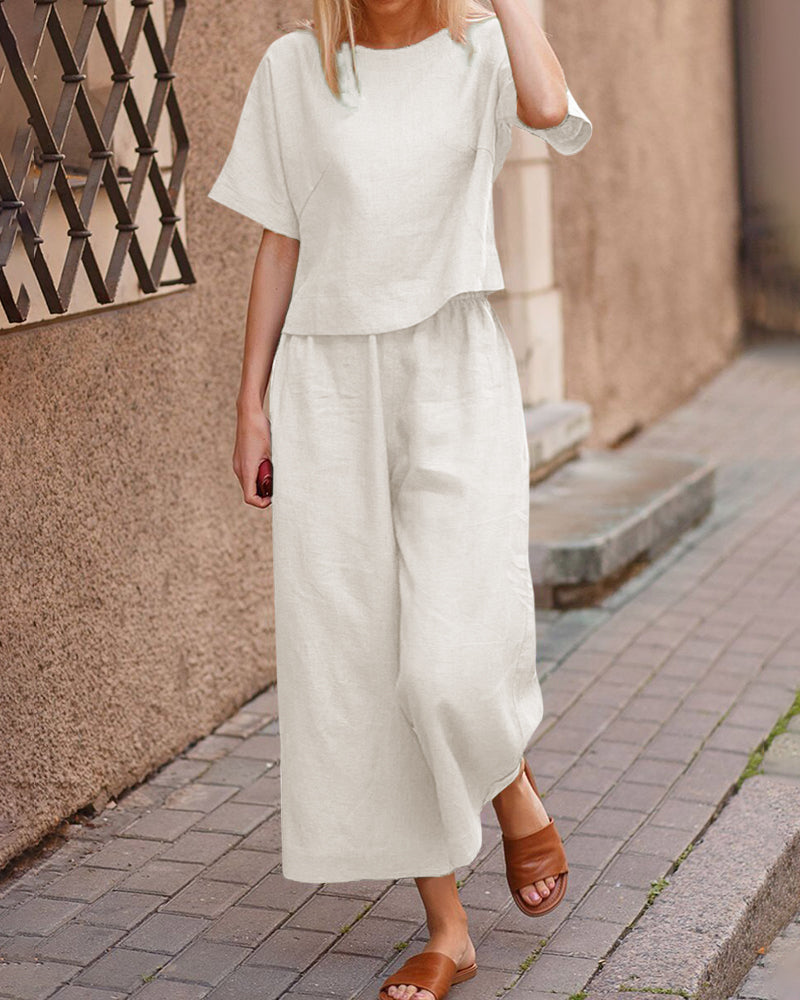 Lightweight Top and Pants Set