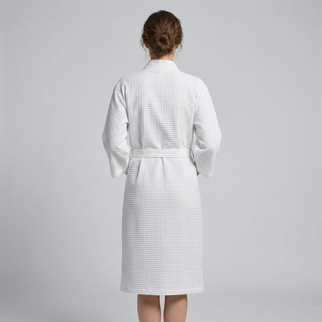 Lightweight Waffle Couples Bathrobe