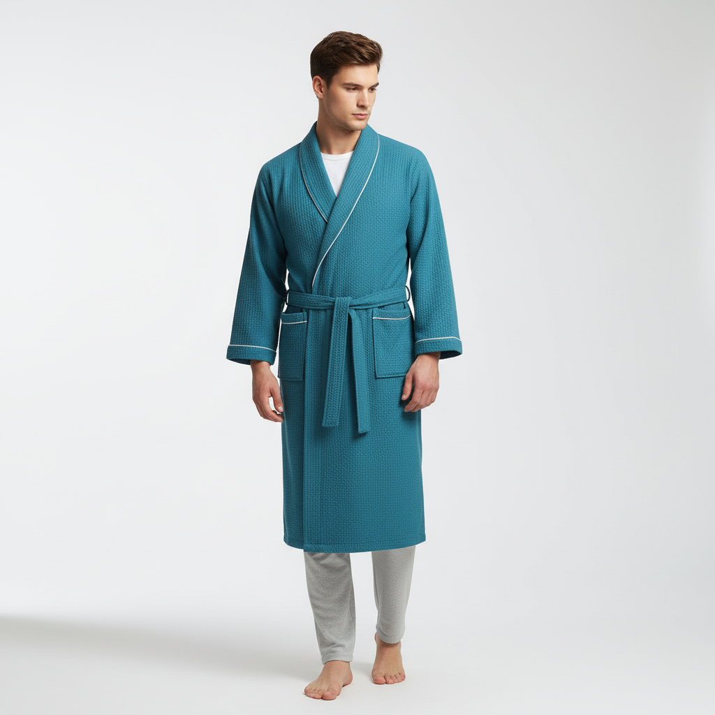 Lightweight Waffle Weave Robe