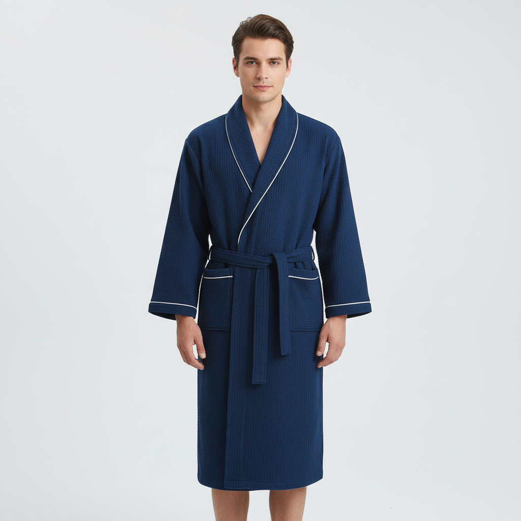 Lightweight Waffle Weave Robe