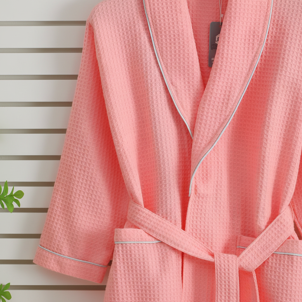 Lightweight Waffle Weave Robe