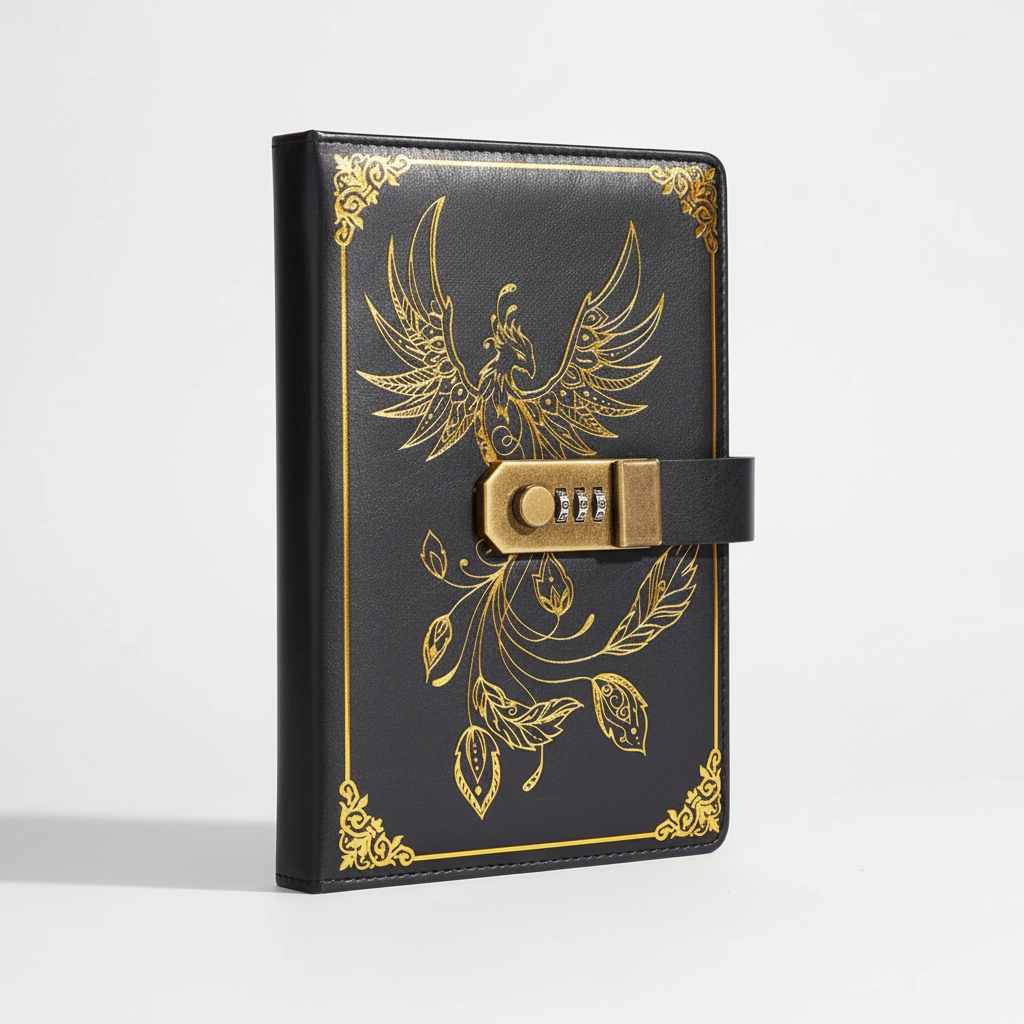 Lined Locking Journal