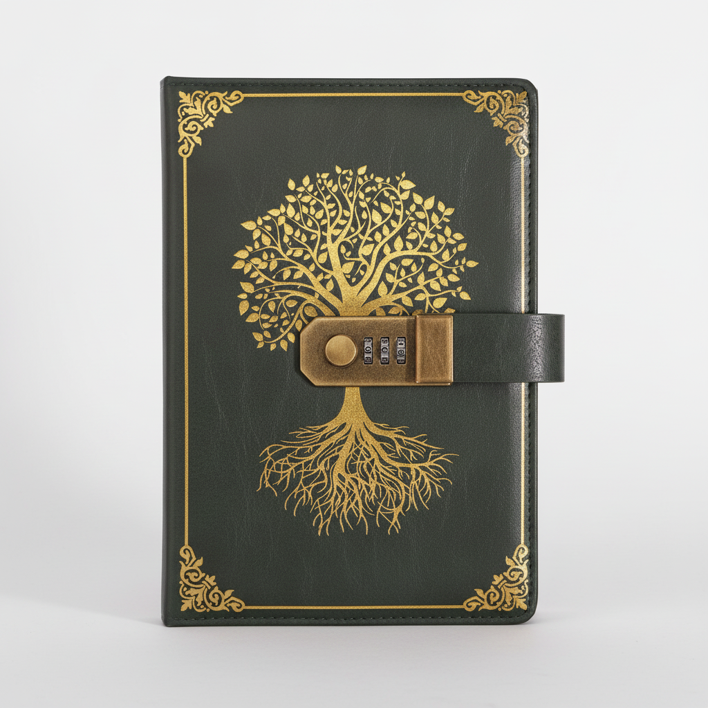 Lined Locking Journal
