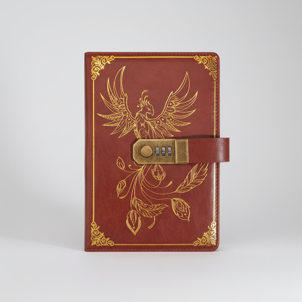 Lined Locking Journal