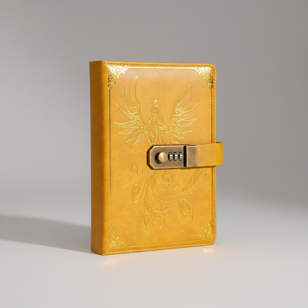 Lined Locking Journal