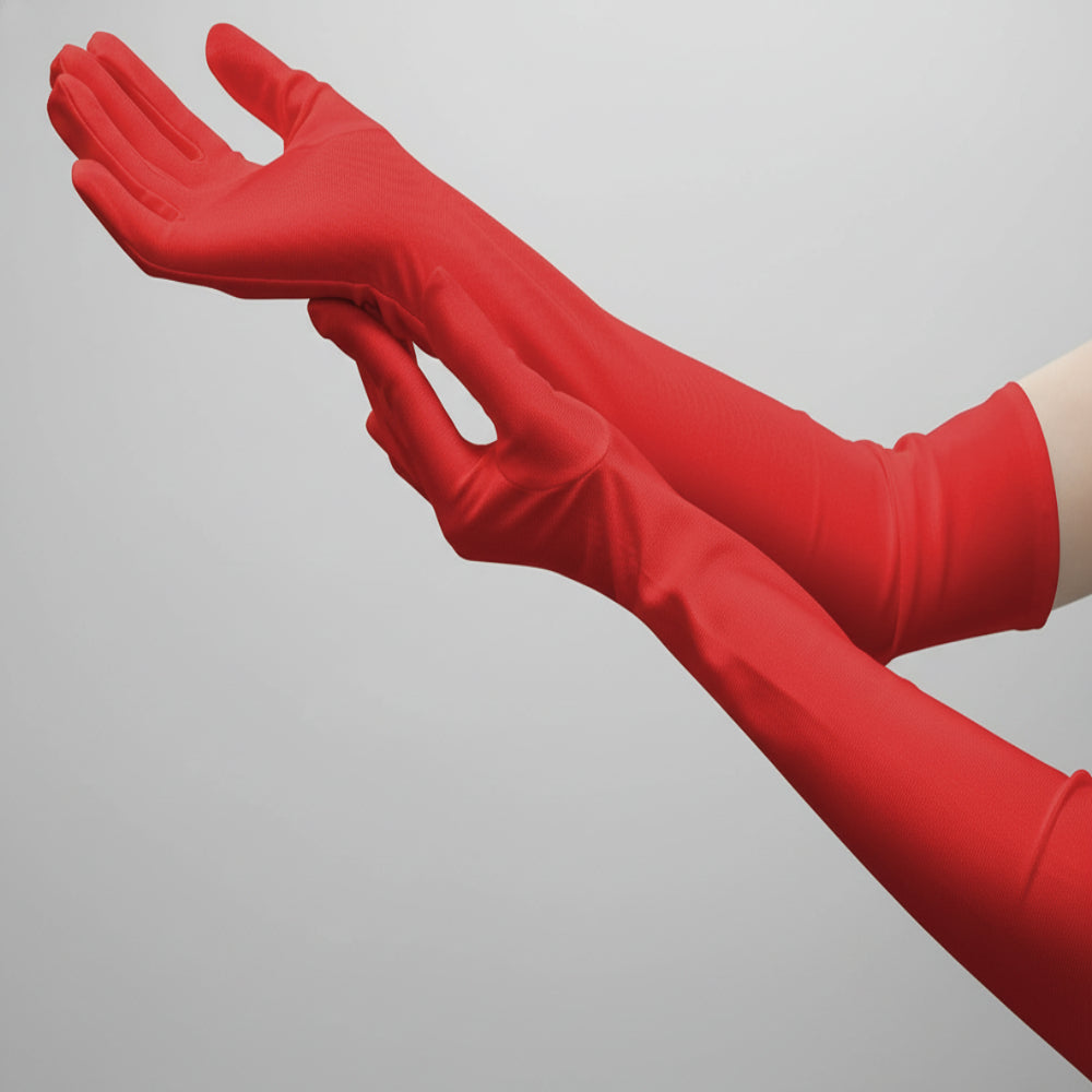 Long Elbow-Length Costume Opera Gloves