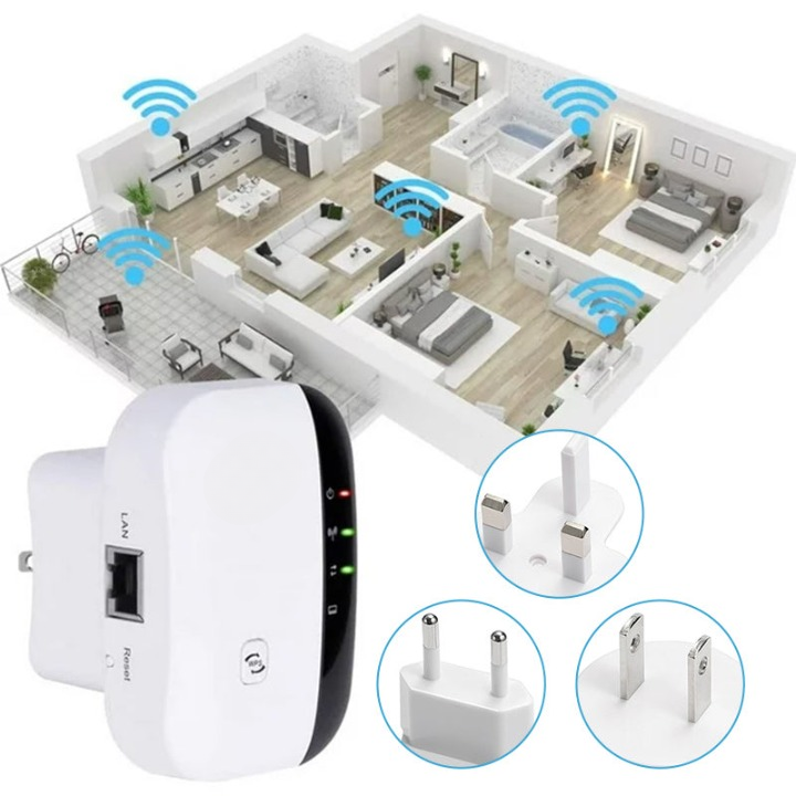 Long-Range Wireless Wi-Fi Signal Booster