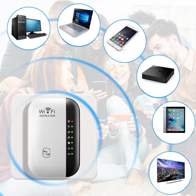 Long-Range Wireless Wi-Fi Signal Booster