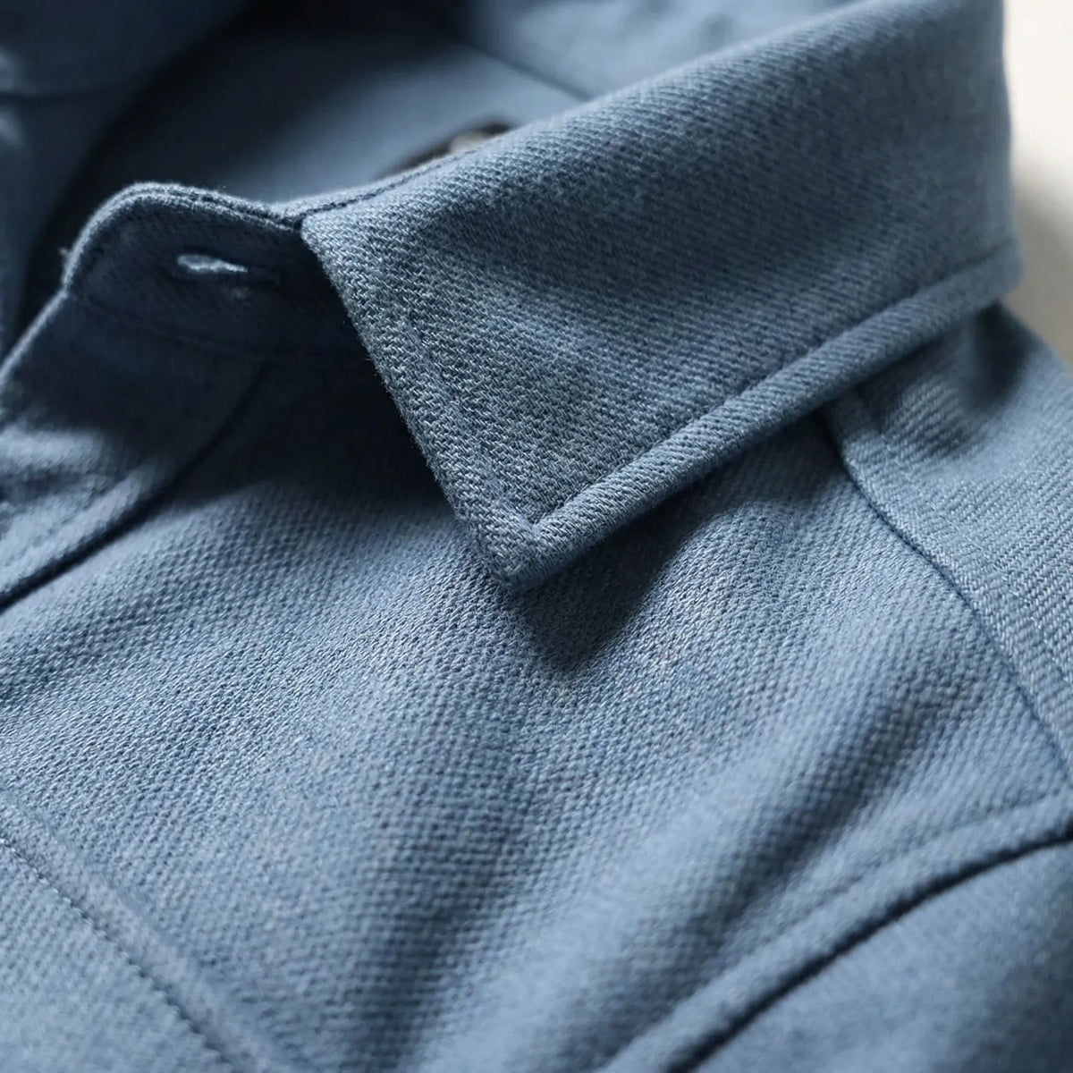 Long-Sleeve Overshirt with Chest Pockets
