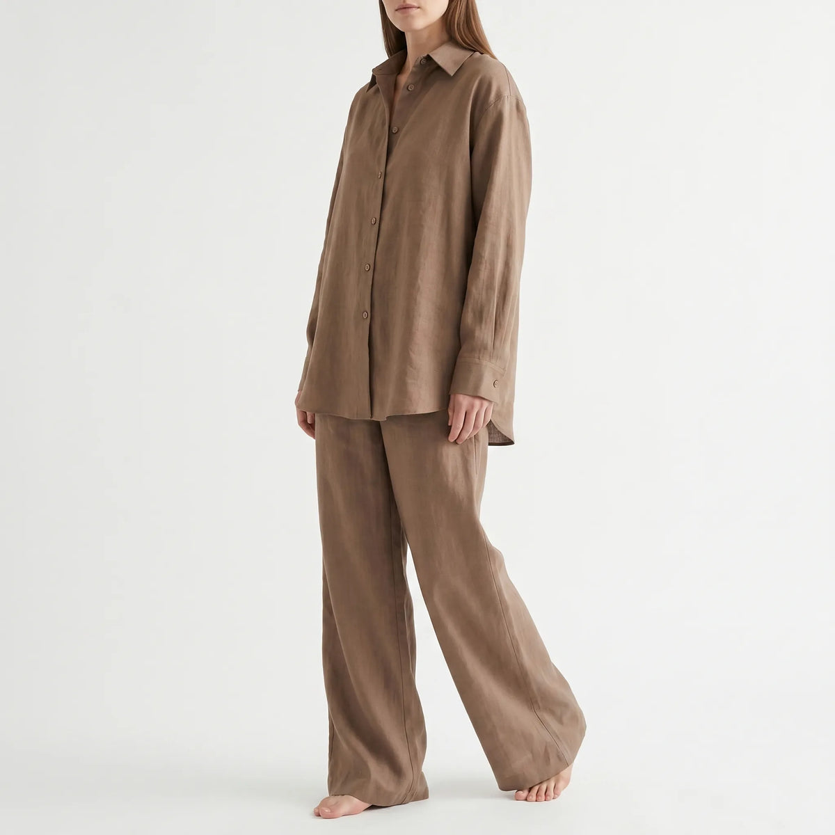 Loose Fit Two-Piece Pant Set