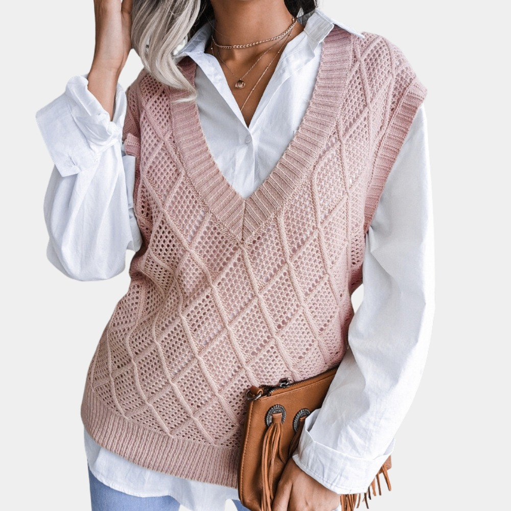 Luxurious Women's Sweater with Modern Texture