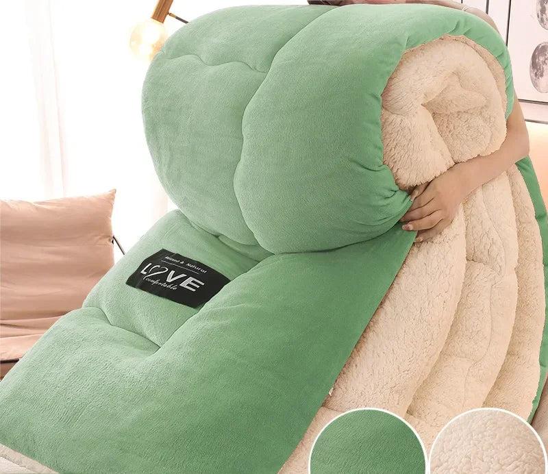 Luxury Double Flannel Fleece Winter Comforter