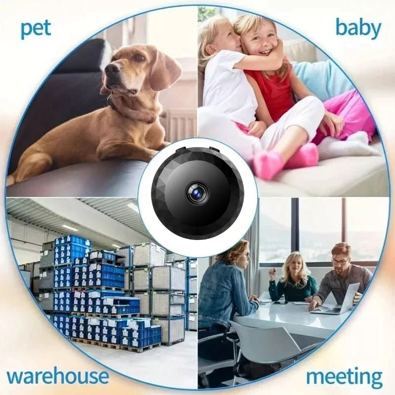 Magnetic Mini 1080P HD WiFi Camera for Discreet Surveillance