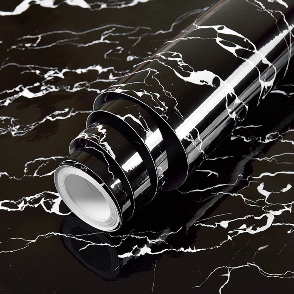 Marble-Look Surface Decoration - Waterproof & Oil-Proof