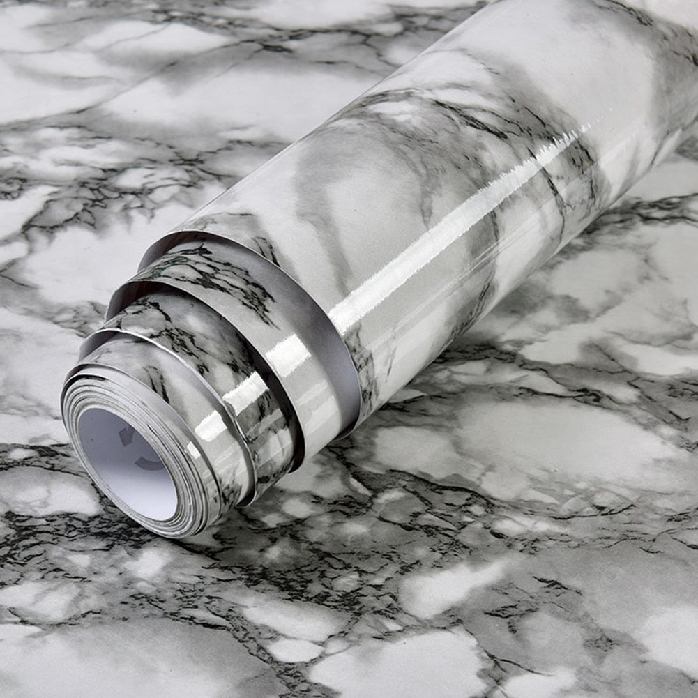 Marble-Look Surface Decoration - Waterproof & Oil-Proof