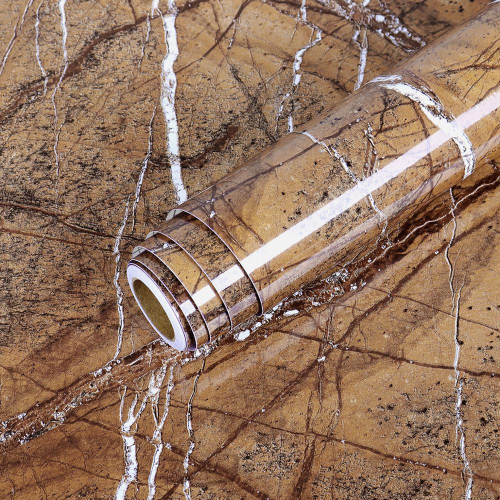 Marble-Look Surface Decoration - Waterproof & Oil-Proof