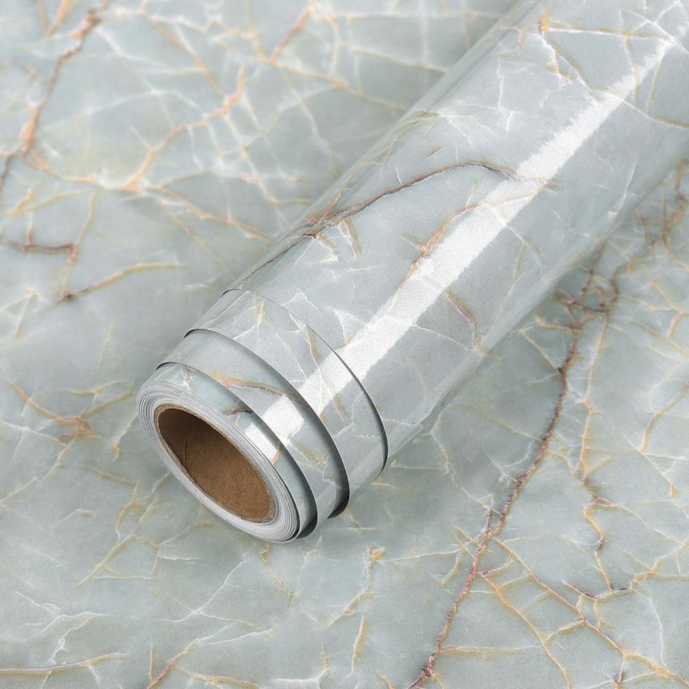 Marble-Look Surface Decoration - Waterproof & Oil-Proof
