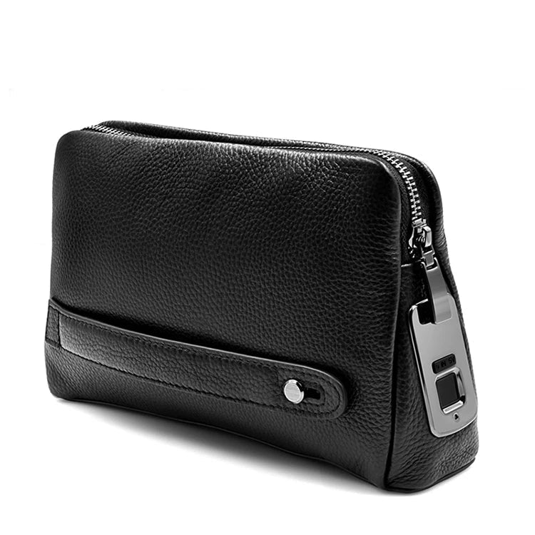Men's Anti-Theft Clutch with Fingerprint Lock
