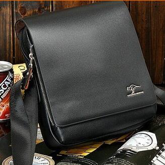 Men's Anti-Theft Crossbody Shoulder Bag with Lockable Zippers