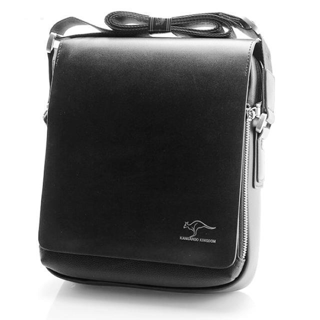 Men's Anti-Theft Crossbody Shoulder Bag with Lockable Zippers
