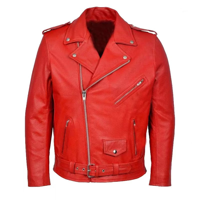 Men's Biker Jacket - Rugged & Timeless