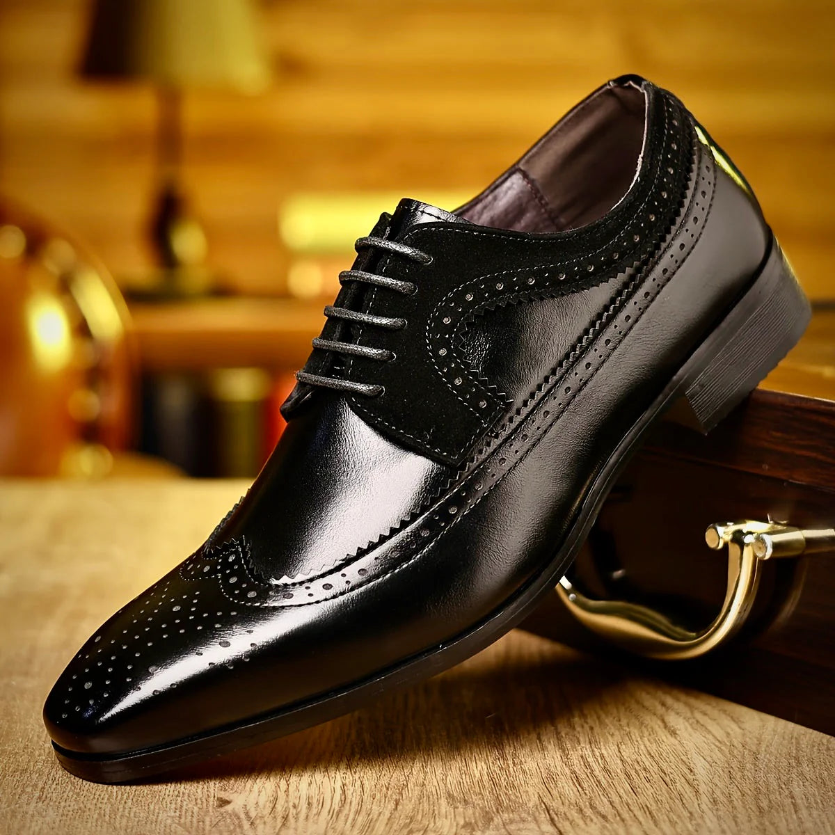 Men's Black Formal Shoes – Elegant, Comfortable, and Durable
