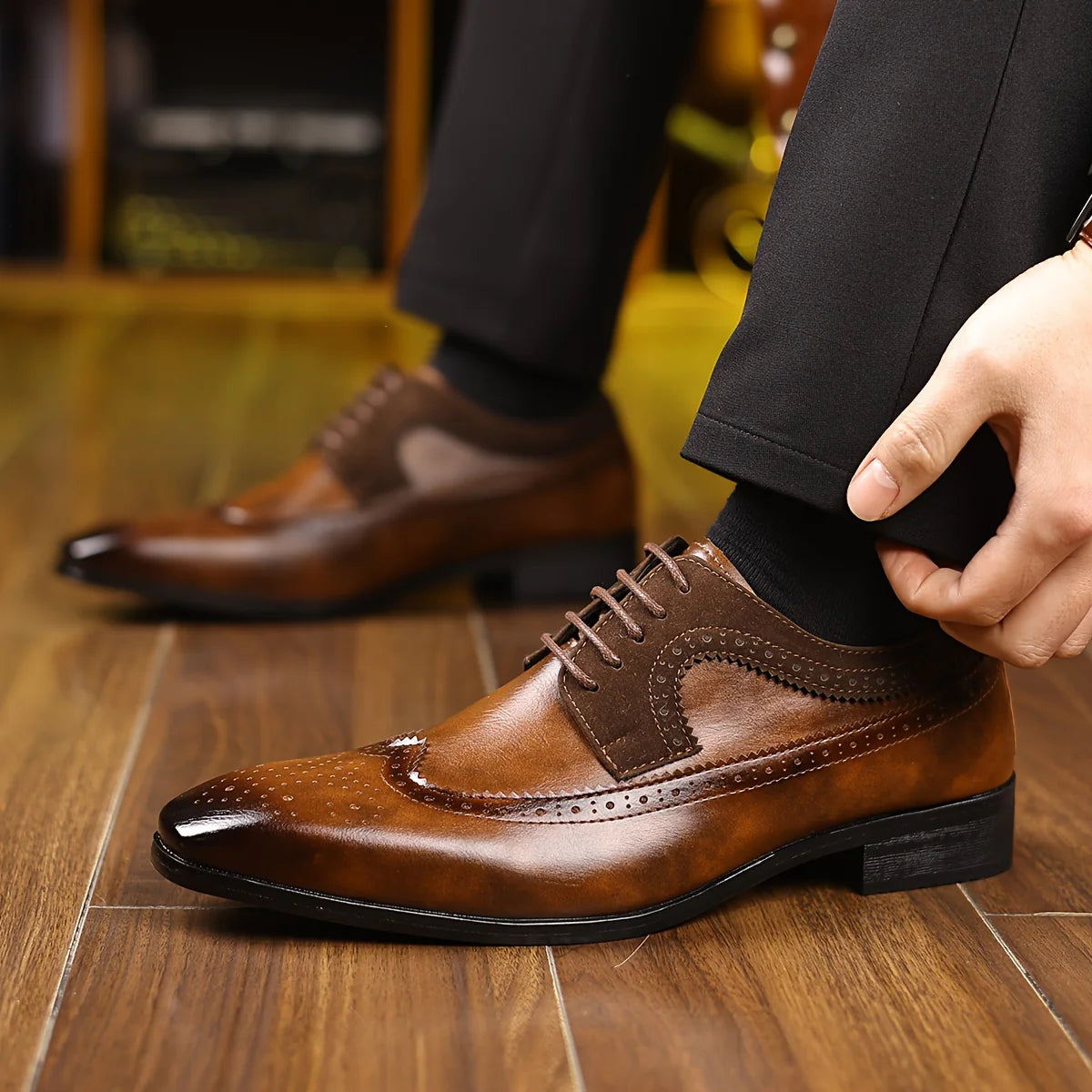Men's Black Formal Shoes – Elegant, Comfortable, and Durable